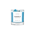 Chakra 5 Lapislazuli Edelstein Kerze