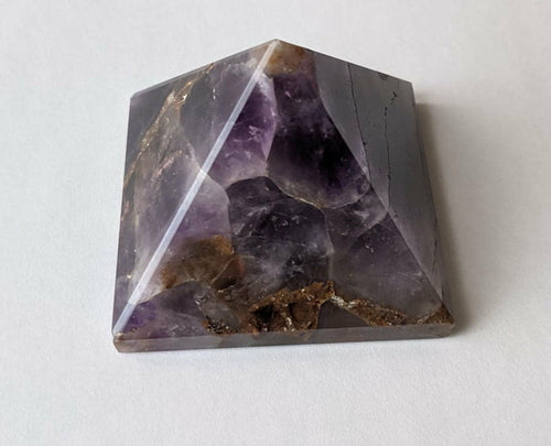 Amethyst Pyramid,  Natural Amethyst Pyramid Healing Crystal