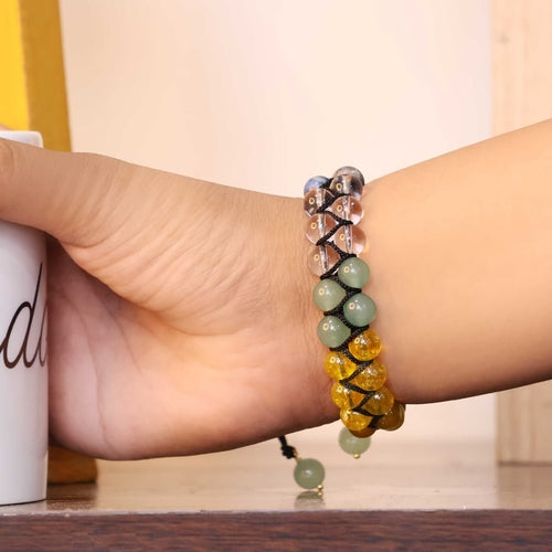7 Chakra verstellbares Fadenarmband