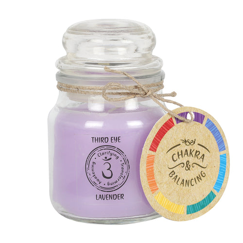 Bougie parfumée Chakra du Troisième Œil 9cm