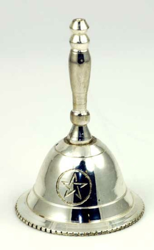 Altarglocke mit Pentagramm-Design, 6,35 cm
