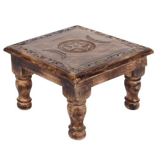 Table d'autel Triple Lune avec bordure détaillée