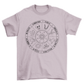 Pagan Calendar Line T-shirt