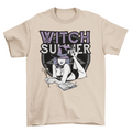 Sommerhexen-Magie-Sprüche-T-Shirt