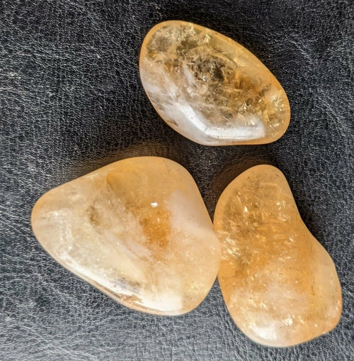 Citrin Trommelsteine – Naturkristalle – Hochwertige Kristalle