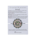 Grief crystal bracelet with an affirmation