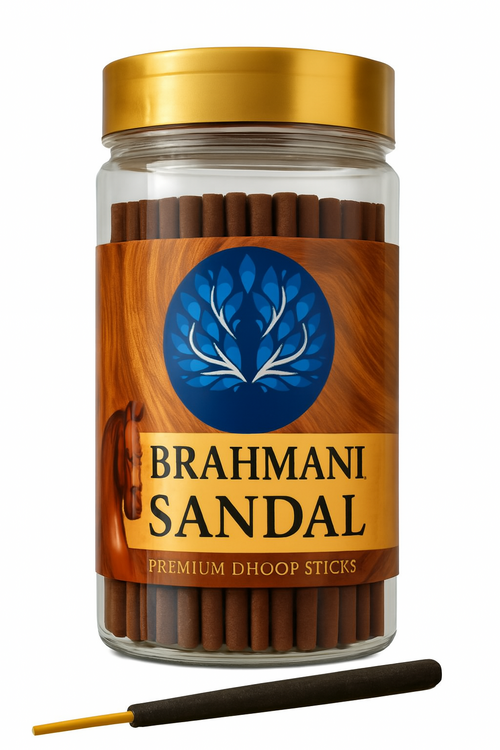 BRAHMANI Sandal Premium Dhoop Sticks — натуральні сандалові пахощі для