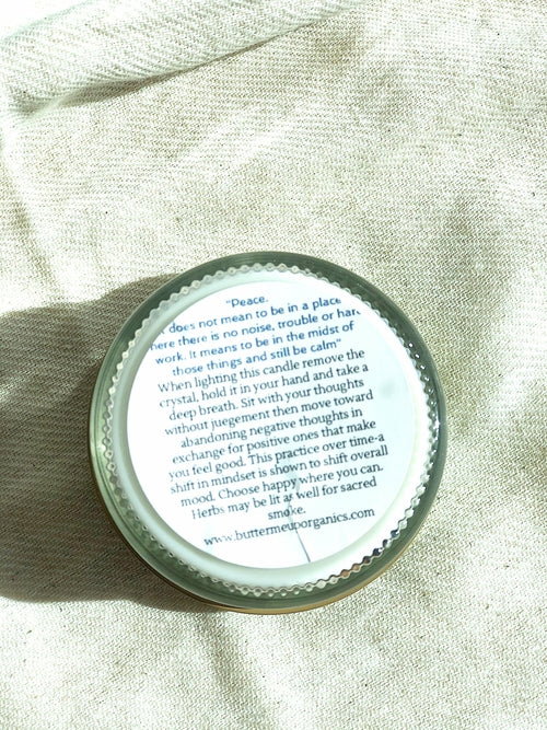 Bougie de paix / Bougie de sérénité / Bougie d'intention / Bougie de rituel /