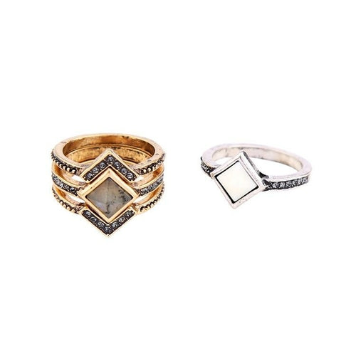 Ancient Aura Ring Set