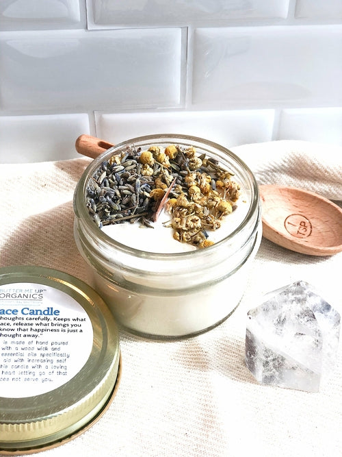 Bougie de paix / Bougie de sérénité / Bougie d'intention / Bougie de rituel /
