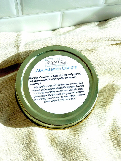 Свічка достатку / ритуальна свічка / свічка наміру / відлита вручну