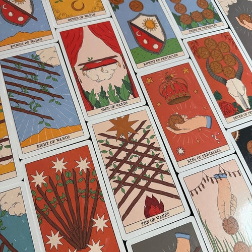 Cartes de Tarot Magie de la Lune — Lin Écologique
