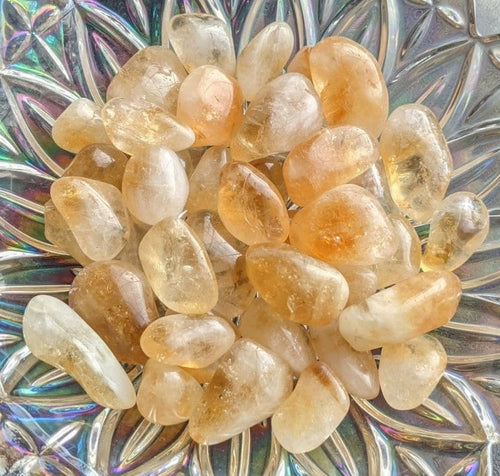Citrin Trommelsteine – Naturkristalle – Hochwertige Kristalle