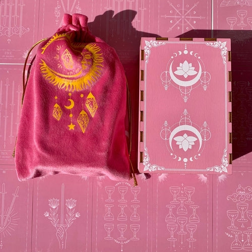 Pink Moon Tarot Cards Plastic lamination