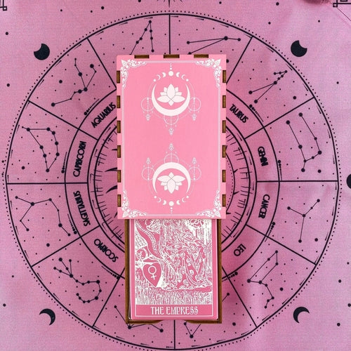 Tarot Holzkiste Rosa Lotus