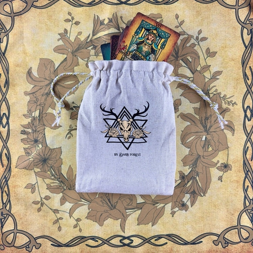 Vintage Tarot-Tuch zum Legen